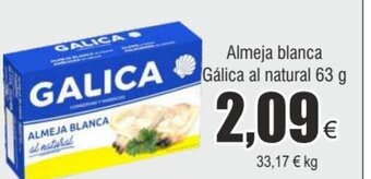 FROIZ Almeja blanca Gálica al natural 63 g oferta