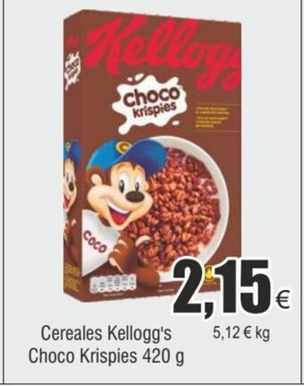 FROIZ Cereales Kellogg's Choco Krispies 420 g oferta