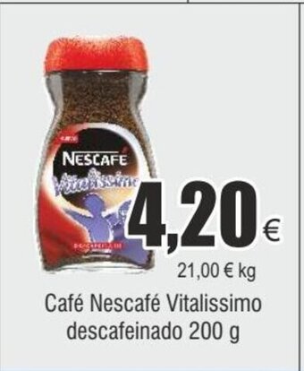 FROIZ Café Nescafé Vitalissimo descafeinado 200 g oferta