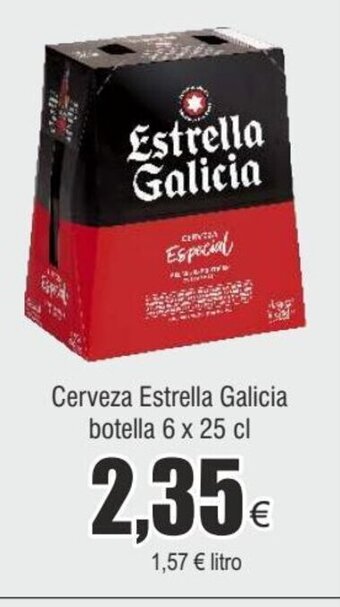 FROIZ Cerveza Estrella Galicia botella 6 x 25 cl oferta