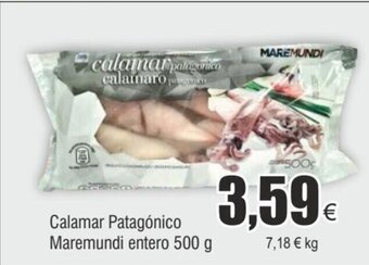 FROIZ Calamar Patagónico Maremundi entero 500 g oferta