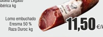 FROIZ Lomo embuchado Eresma 50% Raza Duroc kg oferta