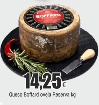 FROIZ Queso Boffard oveja Reserva kg oferta