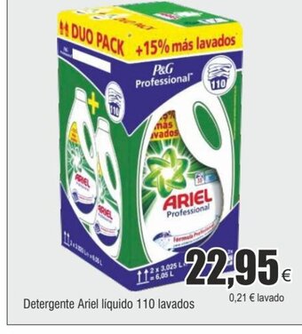 FROIZ Detergente Ariel líquido 110 lavados oferta