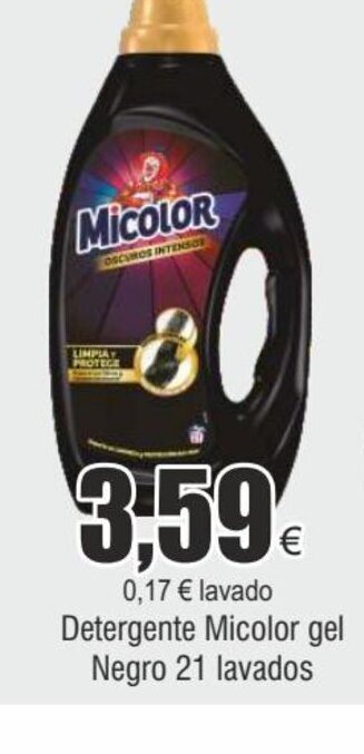 FROIZ Detergente Micolor gel Negro 21 lavados oferta