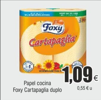 FROIZ Papel cocina Foxy Cartapaglia duplo oferta