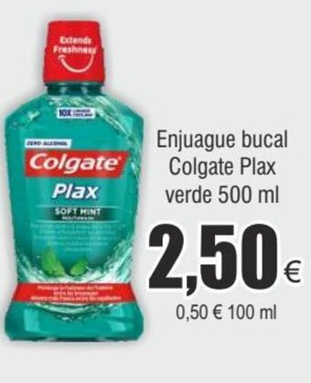 FROIZ Enjuague bucal Colgate Plax verde 500 ml oferta