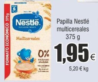 FROIZ Papilla Nestlē. Multicereales 375 g oferta