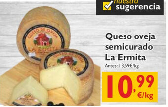 Queso oveja semicurado La Ermita