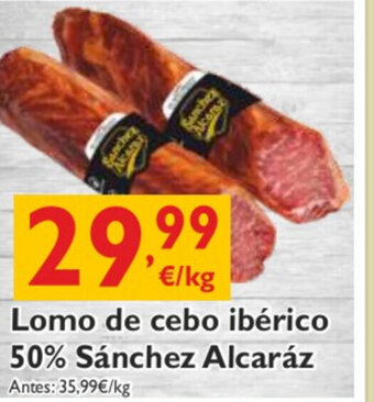 Cash Ecofamilia Lomo de cebo ibérico 50% Sánchez Alcaráz oferta