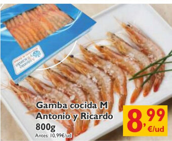 Cash Ecofamilia Gamba cocida M Antonio y Ricardo 800g oferta