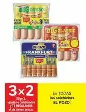 Carrefour En todas las salchichas El Pozo oferta