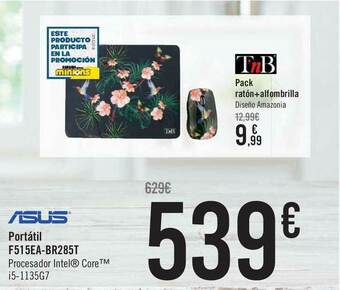 Carrefour Asus Portátil F515EA-BR285T oferta