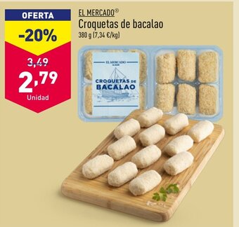 ALDI EL MERCADOⓇ Croquetas de bacalao 380 g oferta