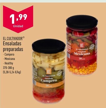 ALDI EL CULTIVADORⓇ Ensaladas preparadas oferta