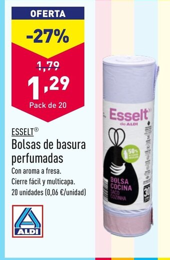 ALDI ESSELTⓇ Bolsas de basura perfumadas oferta