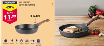 ALDI HOME CREATIONⓇ Sartén de aluminio oferta