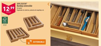 ALDI HOME CREATION Ⓡ Bandeja extensible oferta