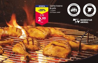 ALDI Cuartos traseros de pollo oferta