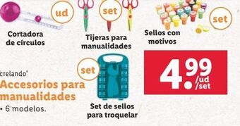 Lidl Manualidades crelando oferta