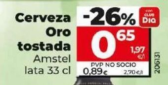 Dia Cerveza amstel oferta