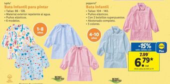 Lidl Bata escolar lupilu oferta