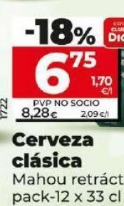 Dia Cerveza mahou oferta