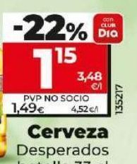 Dia Cerveza desperados oferta
