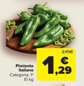 Carrefour Pimiento italiano oferta