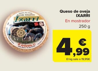 Carrefour Queso de oveja IXARRI oferta