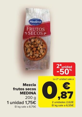 Carrefour Mezcla frutos secos MEDINA oferta