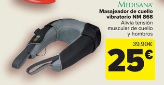 Carrefour MEDISANA Masajeador de cuello vibratorio NM 868 oferta