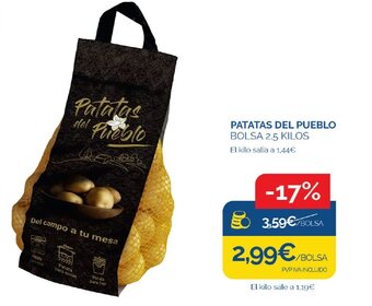 Supermercados La Despensa PATATAS DEL PUEBLO oferta