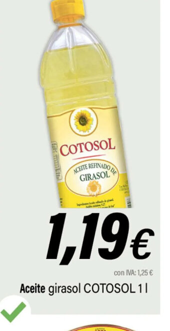 Cash Ifa Aceite girasol COTOSOL 1L oferta
