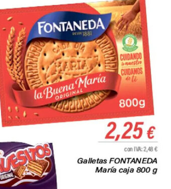 Cash Ifa Galletas FONTANEDA María caja 800 g oferta
