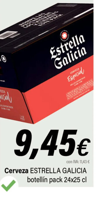 Cash Ifa Cerveza ESTRELLA GALICIA botellín pack 24x25 cl oferta