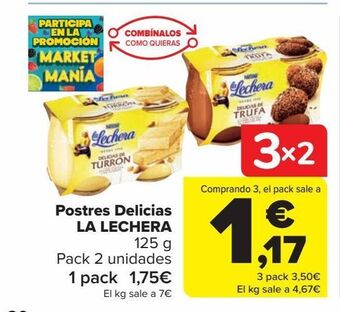 Carrefour Postres delicias la lechera oferta
