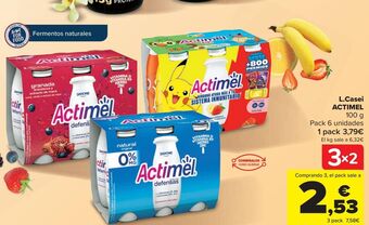 Carrefour L.casei actimel oferta