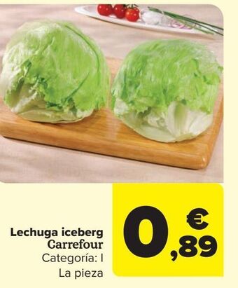 Carrefour Lechuga iceberg carrefour oferta
