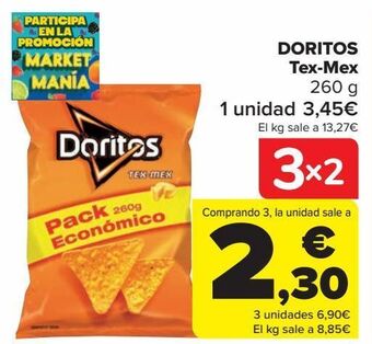 Carrefour Doritos tex-mex oferta