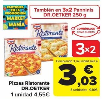 Carrefour Pizzas ristorante dr. oetker oferta