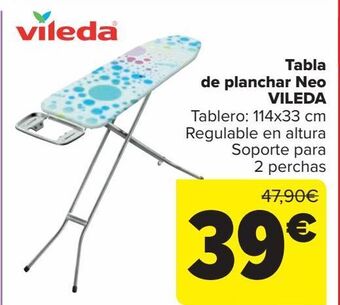 Carrefour Tabla de planchar neo vileda oferta