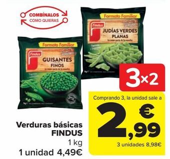 Carrefour Verduras básicas findus oferta
