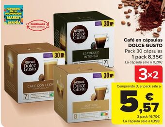 Carrefour Cápsulas de café dolce gusto oferta