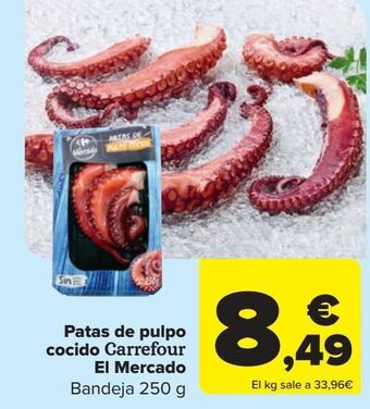 Carrefour Patas de pulpo cocido carrefour el mercado oferta