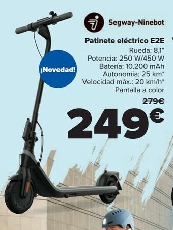 Carrefour Patinete eléctrico e2e segway-ninebot oferta