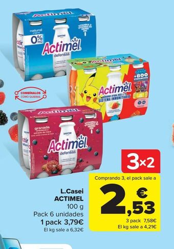 Carrefour Market L.casei actimel oferta