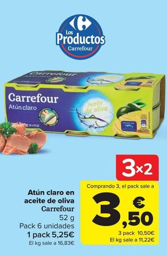 Carrefour Market Atún claro en aceite de oliva carrefour oferta