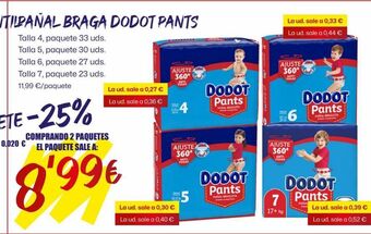 AhorraMas Braga pañal dodot oferta