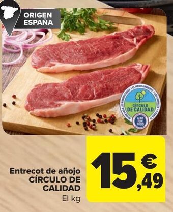 Carrefour Market Entrecot de añojo círculo de calidad oferta